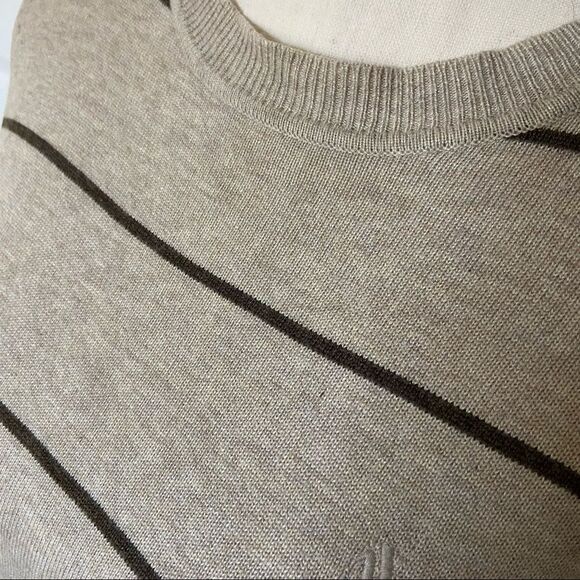 Vintage Oversized Brown Nautica Striped Sweater - Picture 3 of 4